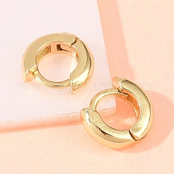 Brass Hoop Earrings&nbsp;EJEW-A156-14A-G