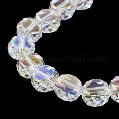 Electroplate Glass Beads Strands&nbsp;EGLA-L045-G-AB01