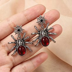 Alloy Rhinestone Stud Earrings&nbsp;WG15A7C-01