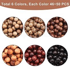 Natural Wood Beads&nbsp;WOOD-PH0001-23-LF