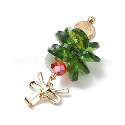 Christmas Theme Glass Pendants&nbsp;PALLOY-JF02865