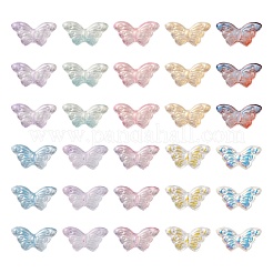 80Pcs 10 Style AB Color Plated & Spray Painted & Transparent Glass Beads&nbsp;GLAA-FS0001-16