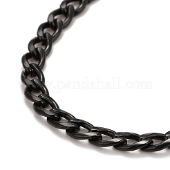 Ion Plating(IP)  304 Stainless Steel Chain Necklaces&nbsp;NJEW-A002-07EB