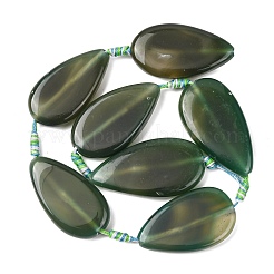 Natural Banded Agate Beads Strands&nbsp;G-F825-E02-01