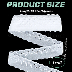 Cotton Ribbon&nbsp;OCOR-WH0088-91