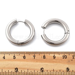 201 Stainless Steel Hoop Earrings&nbsp;EJEW-P304-13A-P