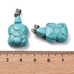 Natural & Synthetic Mixed Gemstone Pendants&nbsp;G-B127-06P