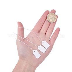 White Rectangle Jewelry Price Tags&nbsp;TOOL-C003-02
