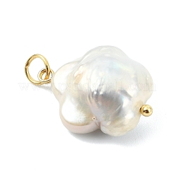 Natural Baroque Keshi Pearl Pendants&nbsp;PALLOY-JF05279