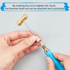 Brass Jewelry Hammers Set&nbsp;TOOL-WH0019-84