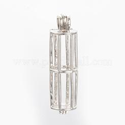 Alloy Diffuser Locket Pendants&nbsp;PALLOY-S062-35P