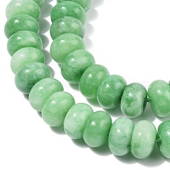 Dyed Natural White Jade Beads Strands&nbsp;G-G107-A18-01