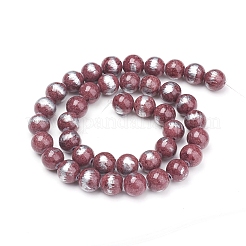 Natural Mashan Jade Beads Strands&nbsp;G-G833-10mm-10