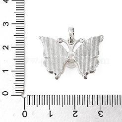 Brass Pave Shell Pendants&nbsp;KK-i712-25P