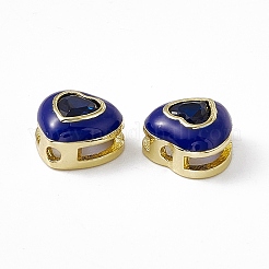 Rack Plating Brass Cubic Zirconia Beads&nbsp;KK-C007-16G-03