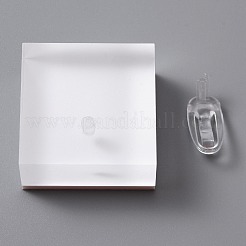 Square Acrylic Finger Ring Display Stands&nbsp;RDIS-WH0001-22