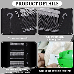 3000Pcs 3 Styles Plastic Standard Tagging Gun Fasteners&nbsp;AJEW-FG0004-18A