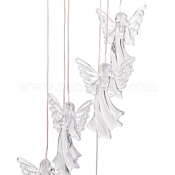 LED Solar Powered Angel Wind Chime&nbsp;HJEW-I009-03