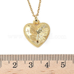 Brass Crystal Rhinestone Pendant Necklaces&nbsp;NJEW-P331-01A-G