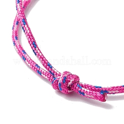 Adjustable Polyester & Spandex Cord Bracelets for Men Women&nbsp;BJEW-JB12092-02