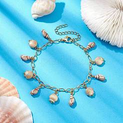 Acrylic Shell Shape Charm Bracelets&nbsp;BJEW-JB10142