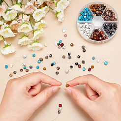 Natural & Synthetic Mixed Gemstone Beads&nbsp;G-AR0001-09