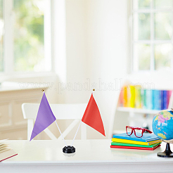 Plastic Table Flag Display Pedestals&nbsp;ODIS-WH0038-164