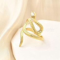 304 Stainless Steel Cuff Rings&nbsp;RJEW-D320-02G