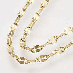 Brass Cable Chains Necklaces&nbsp;X-KK-T048-037G-NF