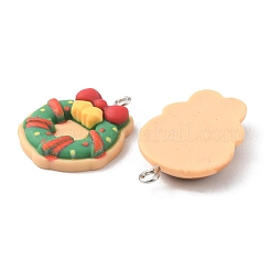 14Pcs 7 Styles Christmas Theme Opaque Resin Pendants&nbsp;FIND-FS0001-51