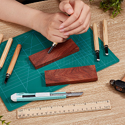 Unfinished Sandalwood for Knife Handle Crafts&nbsp;WOOD-WH0036-07