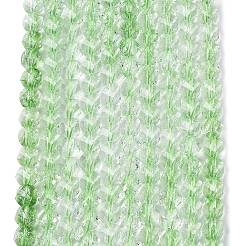 Crackle Transparent Glass Beads Strands&nbsp;GLAA-N068-02A-05