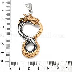 316 Surgical Stainless Steel Big Pendants Ion Plating(IP)&nbsp;STAS-D304-02AS+G