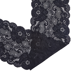 Polyester Lace Trim Ribbons&nbsp;SRIB-WH220020-058A