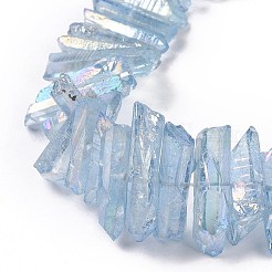 Natural Quartz Crystal Points Beads Strands&nbsp;G-K181-B25