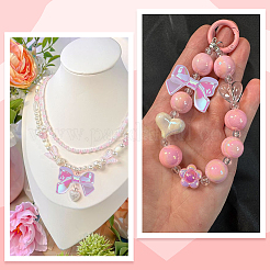 100Pcs Opaque Acrylic Beads&nbsp;OACR-SP0001-82