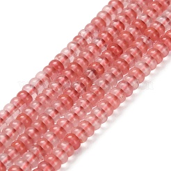 Cherry Quartz Glass Beads Strands&nbsp;G-Z110-B07-2x4mm