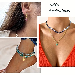 20Pcs 10 Colors Brass Enamel Charms&nbsp;KK-YW0004-69