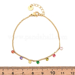 304 Stainless Steel Charm Bracelets&nbsp;BJEW-A047-02G
