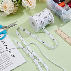20 Yardcs Cotton Ribbon with Stainless Steel Eyelets&nbsp;OCOR-BC0009-65A-02