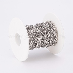 Tarnish Resistant 304 Stainless Steel Rolo Chains&nbsp;CHS-F003-16P-A
