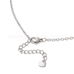 304 Stainless Steel Strawberry Link Chain Necklaces for Women&nbsp;NJEW-JN05804-02