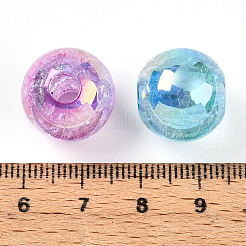 Transparent Crackle Acrylic Beads&nbsp;OACR-I015-41