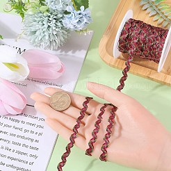 1Pc Sparkle Wavy Polyester Ribbons&nbsp;OCOR-GF0003-01B