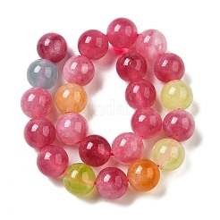 Dyed Natural Malaysia Jade Beads Strands&nbsp;X-G-G021-02B-16