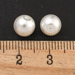 Baking Paint Pearlized Glass Pearl Round Beads&nbsp;HY-S004-01E