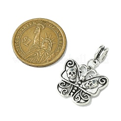 Halloween Tibetan Style Alloy European Dangle Charms&nbsp;PALLOY-JF00007