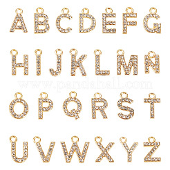 2 Sets Alloy Rhinestone Charms&nbsp;ENAM-TA0008-99LG