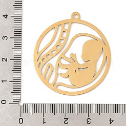 201 Stainless Steel Pendants&nbsp;STAS-Z109-22G