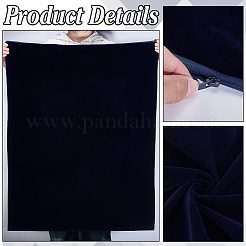 Rectangle Polyester Jewelry Packaging Bags with Alloy Zipper&nbsp;ABAG-WH0061-05A-01